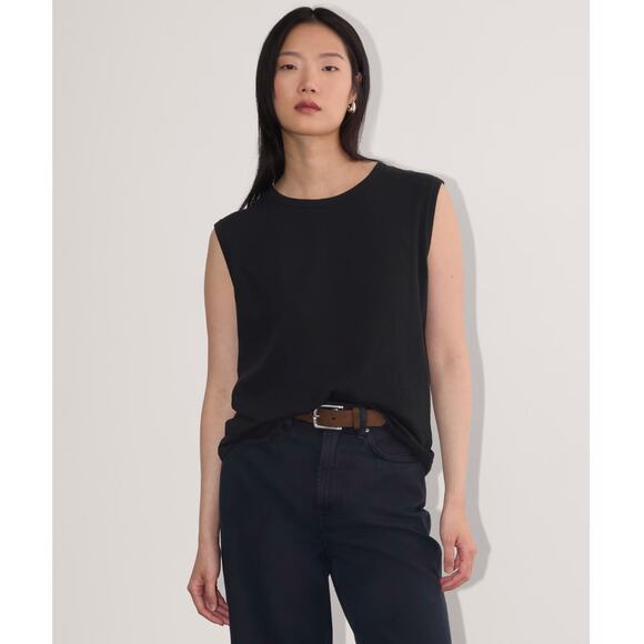 Everlane Black The Air Muscle Tank - Picture 1 of 4